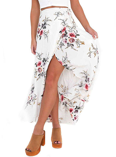 Women High Waist Tied Wrap Skirt - vmlfashion-com