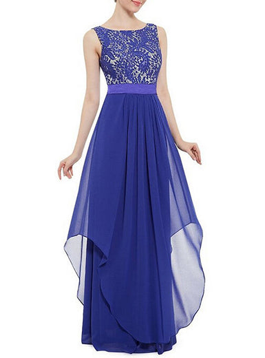 Women Lace Sleeveless Dress - vmlfashion-com